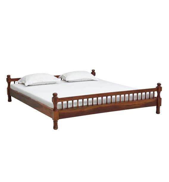 Classic Natural Solid Wood Bed