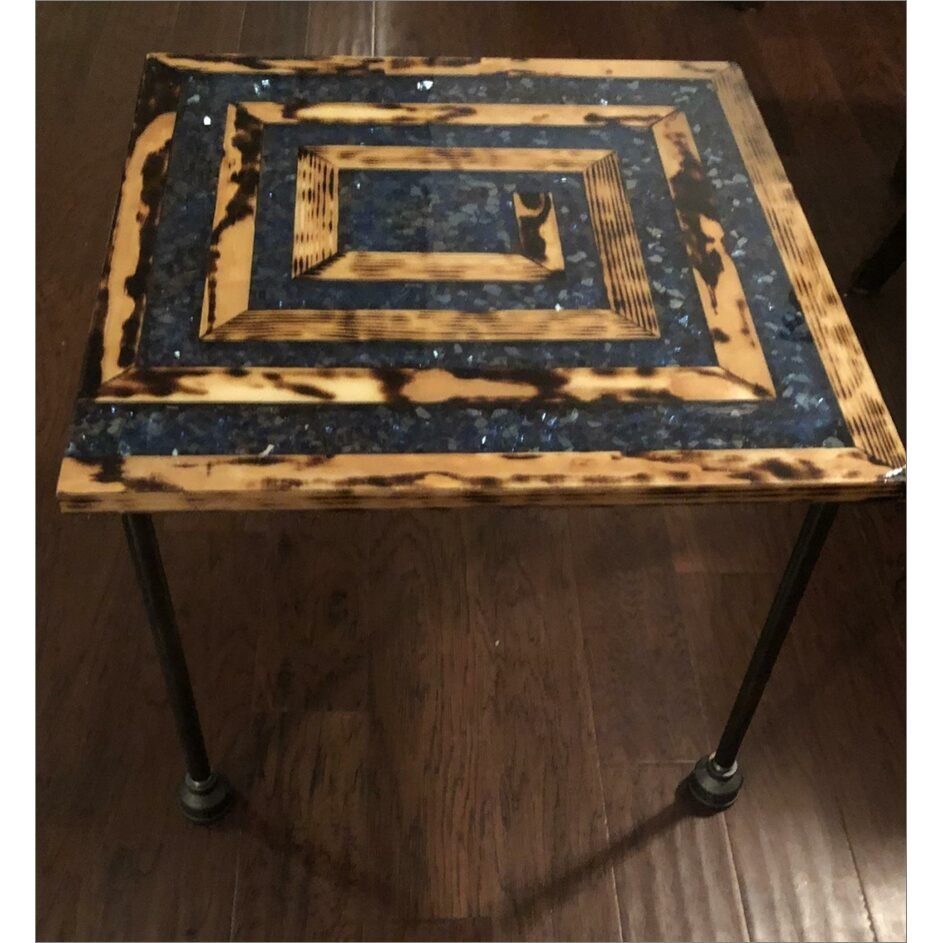 Soul of Epoxy Square Coffee/End Table